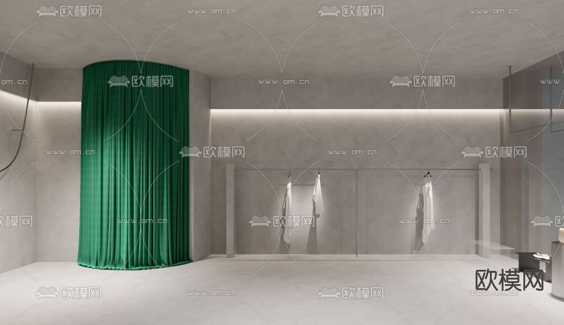 现代服装店 女装店3d模型下载（渲染图4）