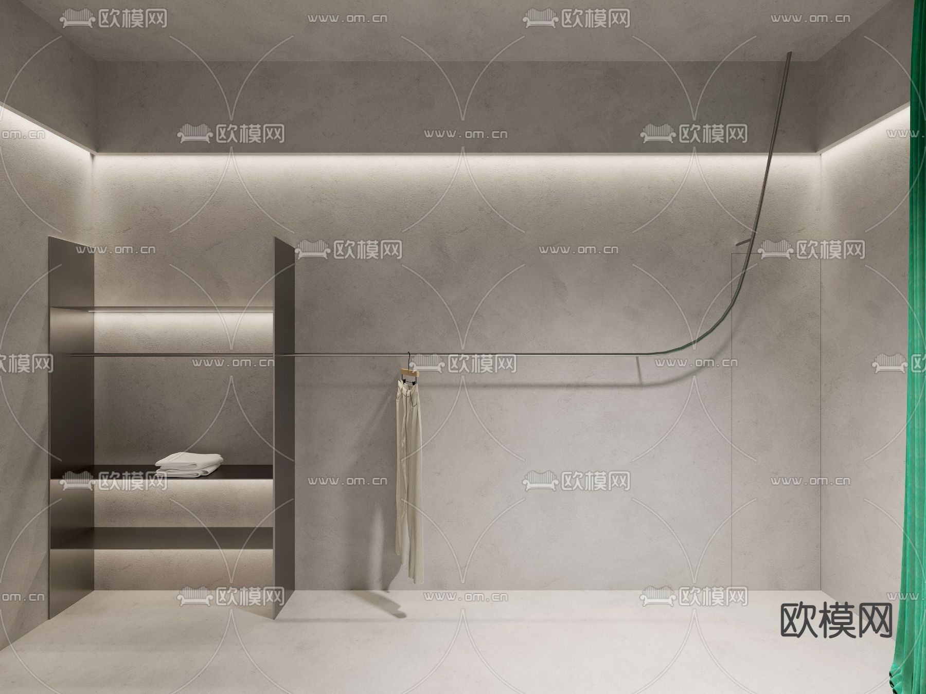 现代服装店 女装店3d模型下载（渲染图3）