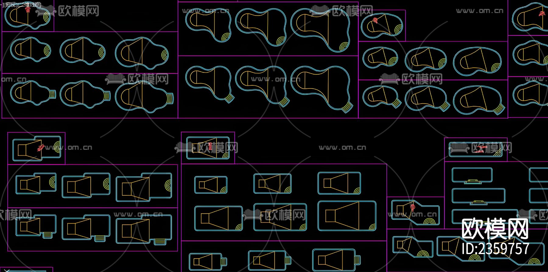 泳池cad图库下载（渲染图3）