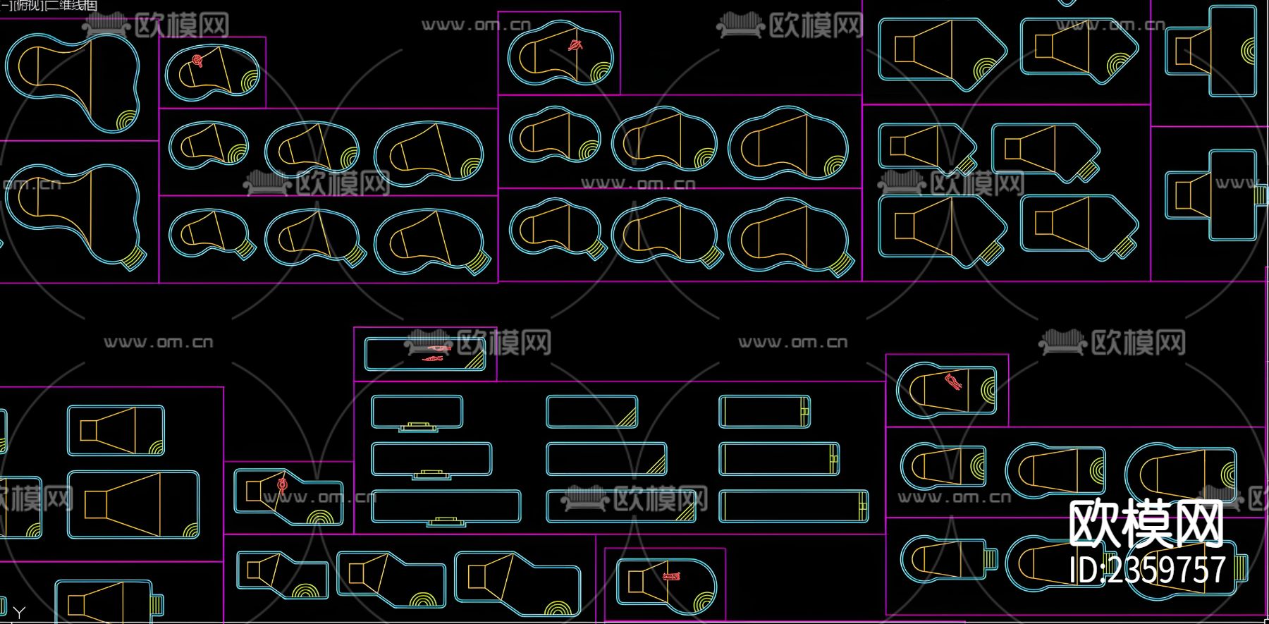 泳池cad图库下载（渲染图2）