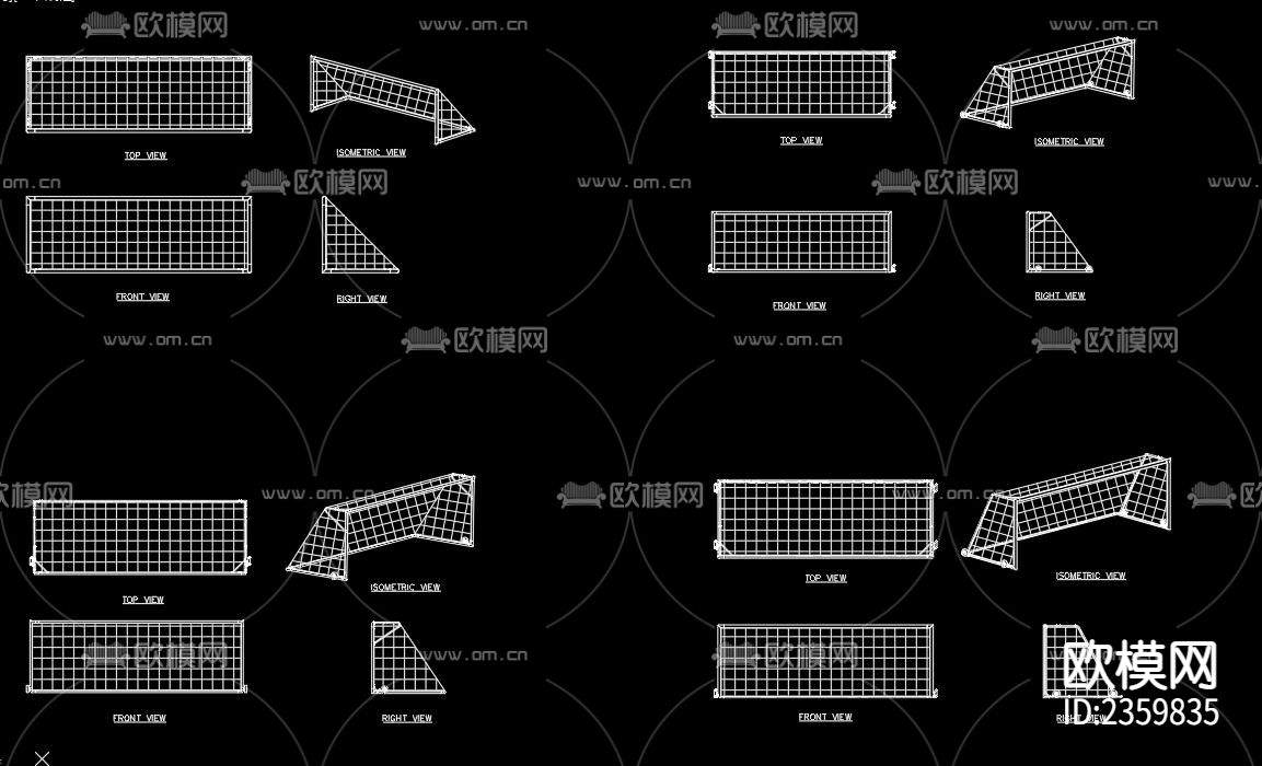 足球网cad图库下载（渲染图4）
