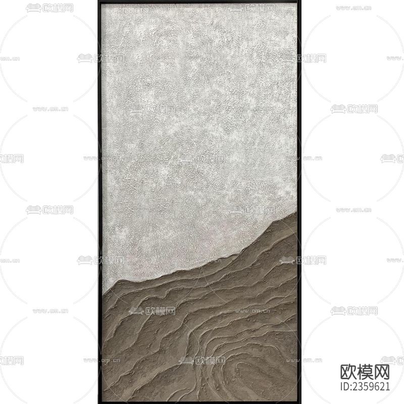 现代极简肌理感抽象挂画下载