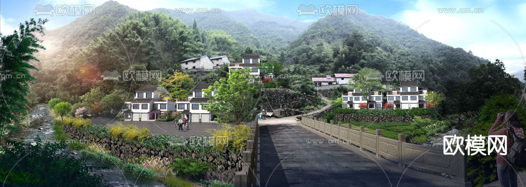 现代道路桥梁psd下载