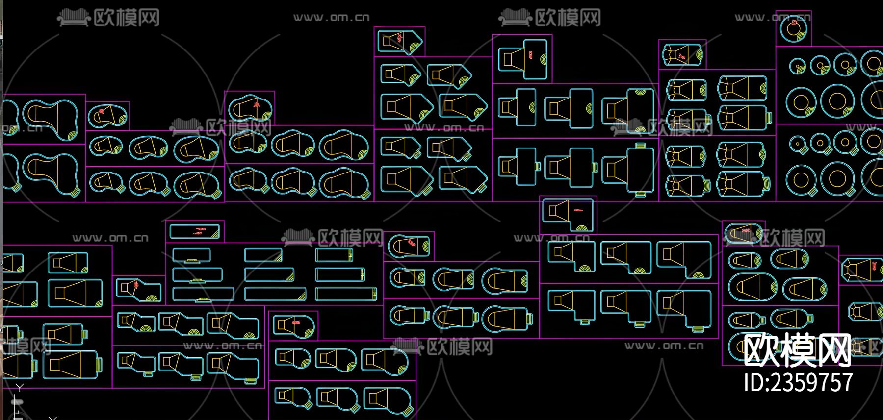 泳池cad图库下载（渲染图5）