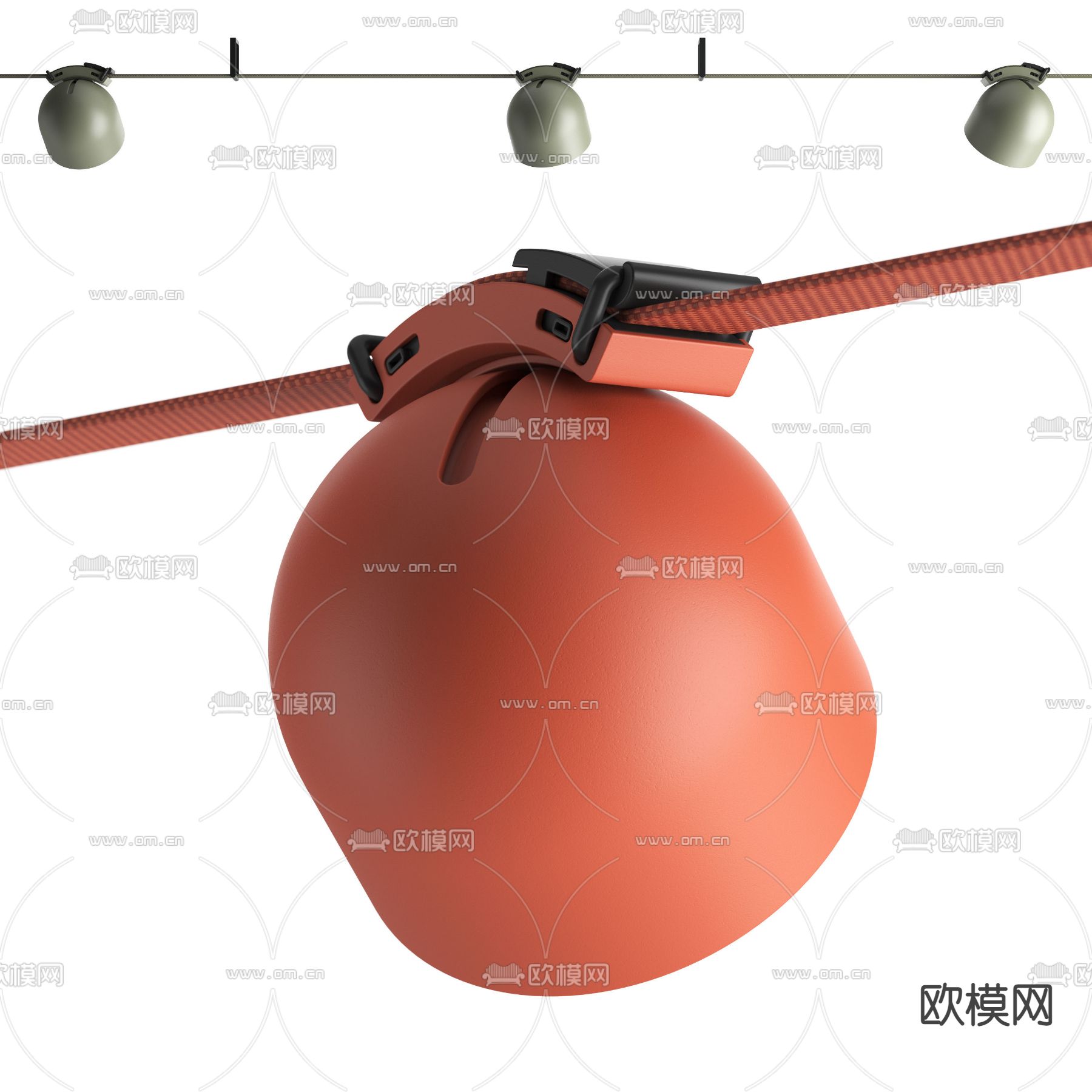 北欧筒灯 射灯3d模型下载（渲染图4）