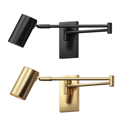  现代金属壁灯su模型 