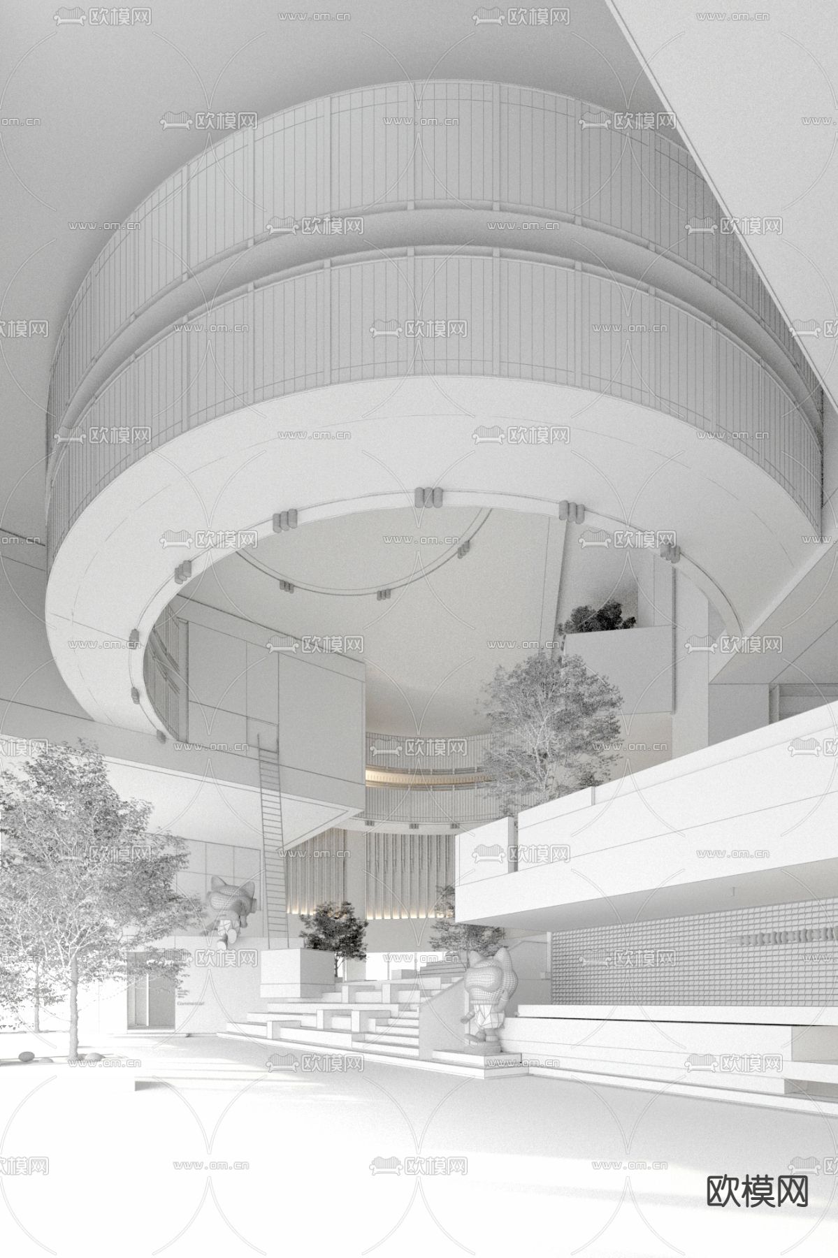 IF DESIGN羽果设计 金茂常州丹阳眼镜城3d模型
