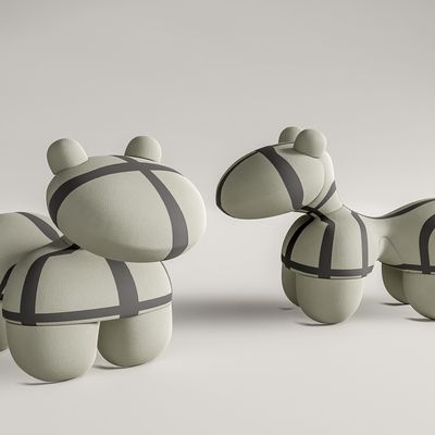  Pony 小马儿童椅su模型 