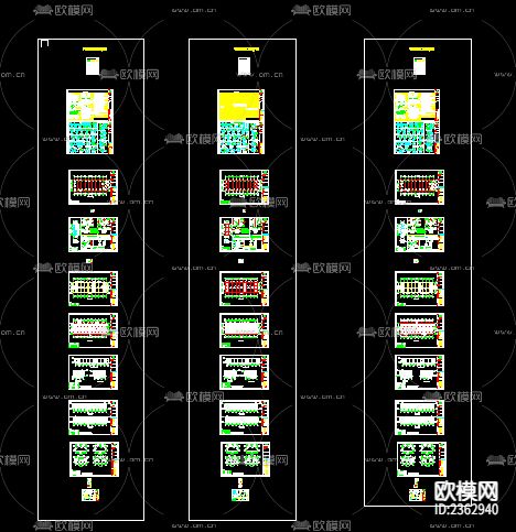 三套钢结构车间CAD施工图下载（渲染图3）