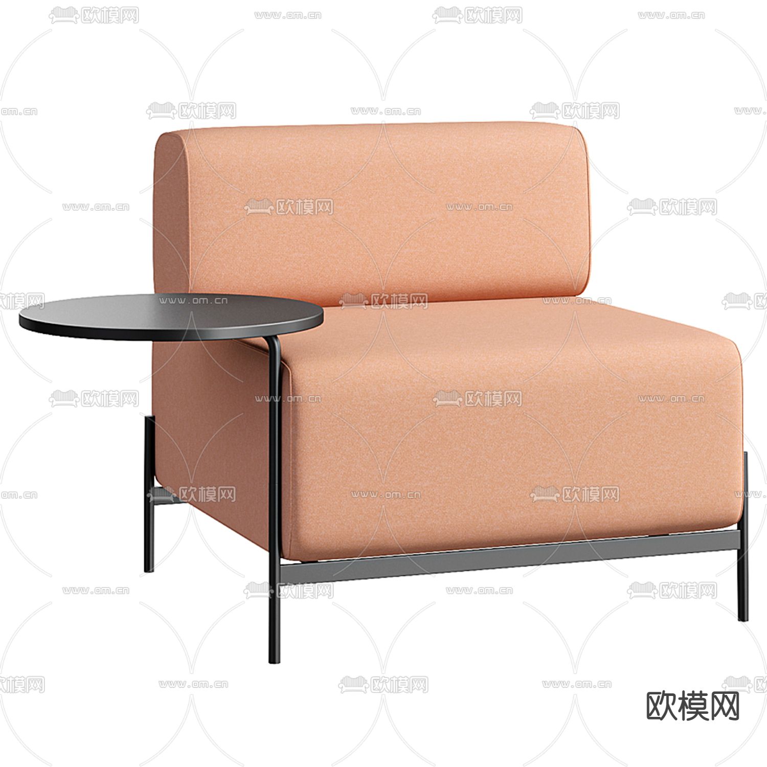 B&B Italia 休闲沙发3d模型下载（渲染图1）