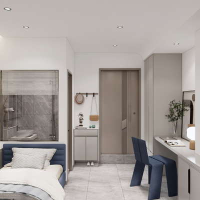  现代单身公寓su模型 