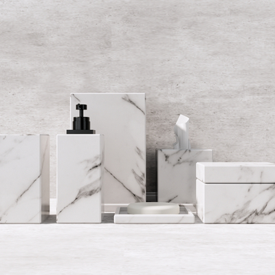  现代洗浴用品su模型 