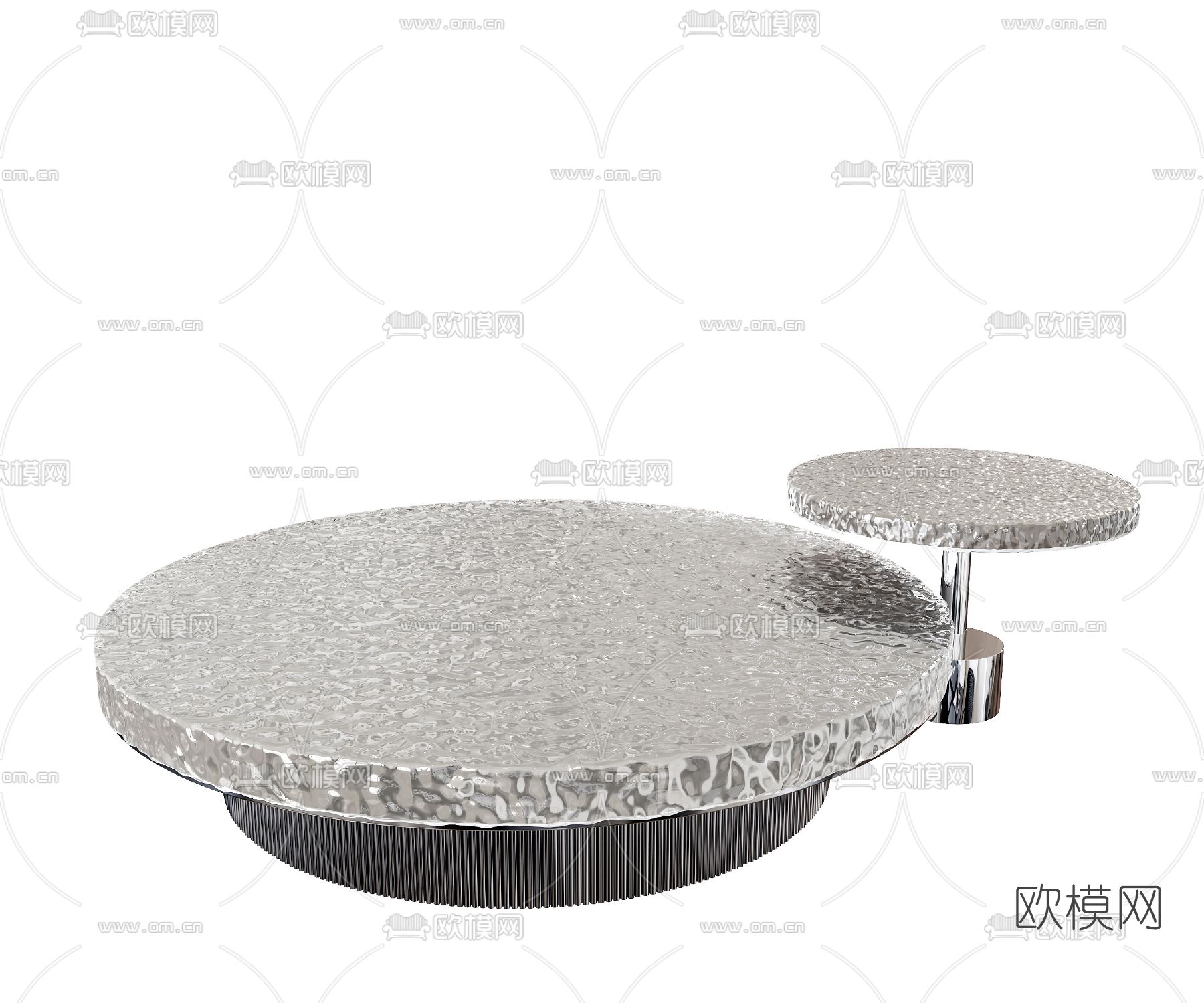 Cor 现代子母茶几3d模型下载