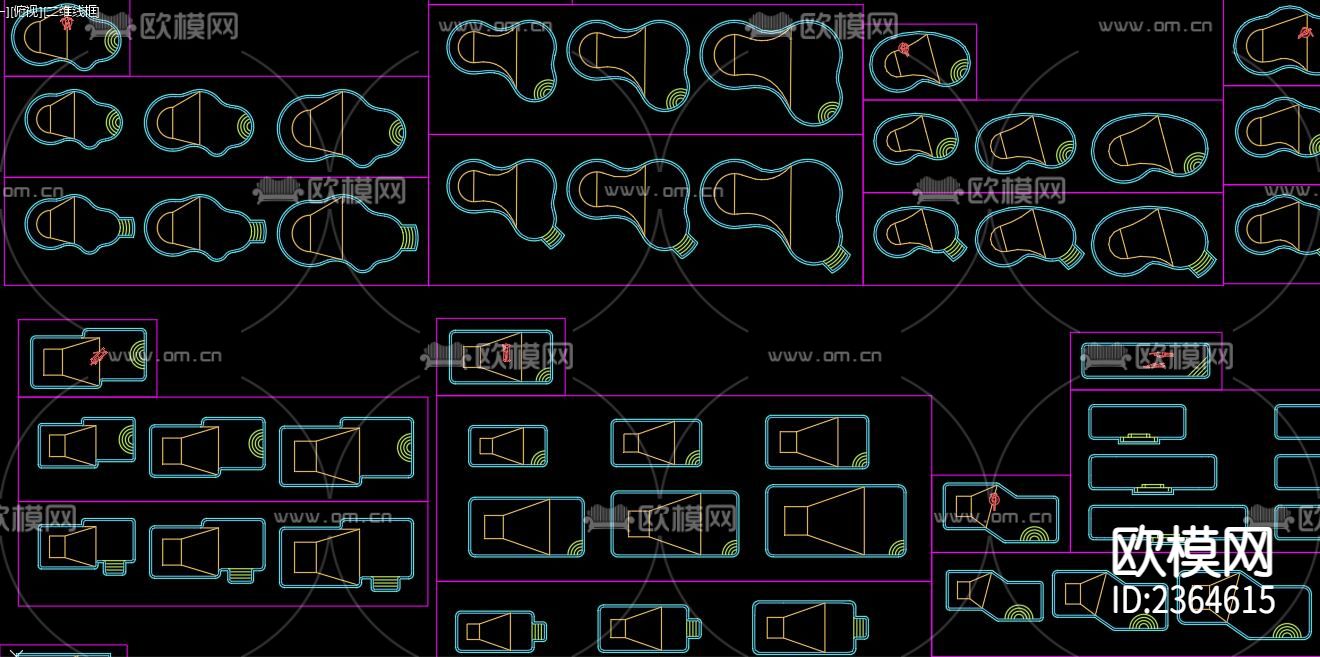 泳池CAD图库下载（渲染图3）