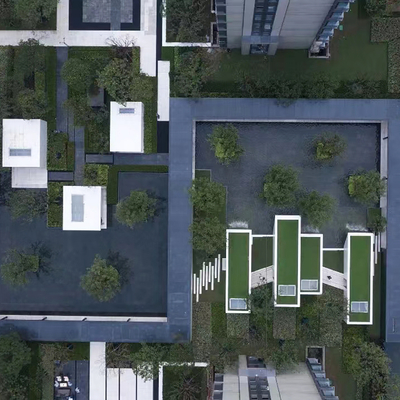  现代住宅小区鸟瞰su模型 