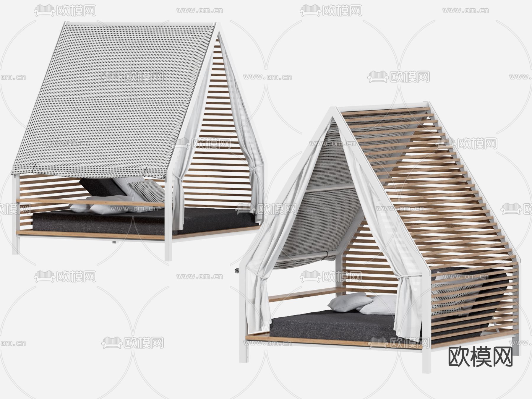 Kettal 户外帐篷3d模型下载