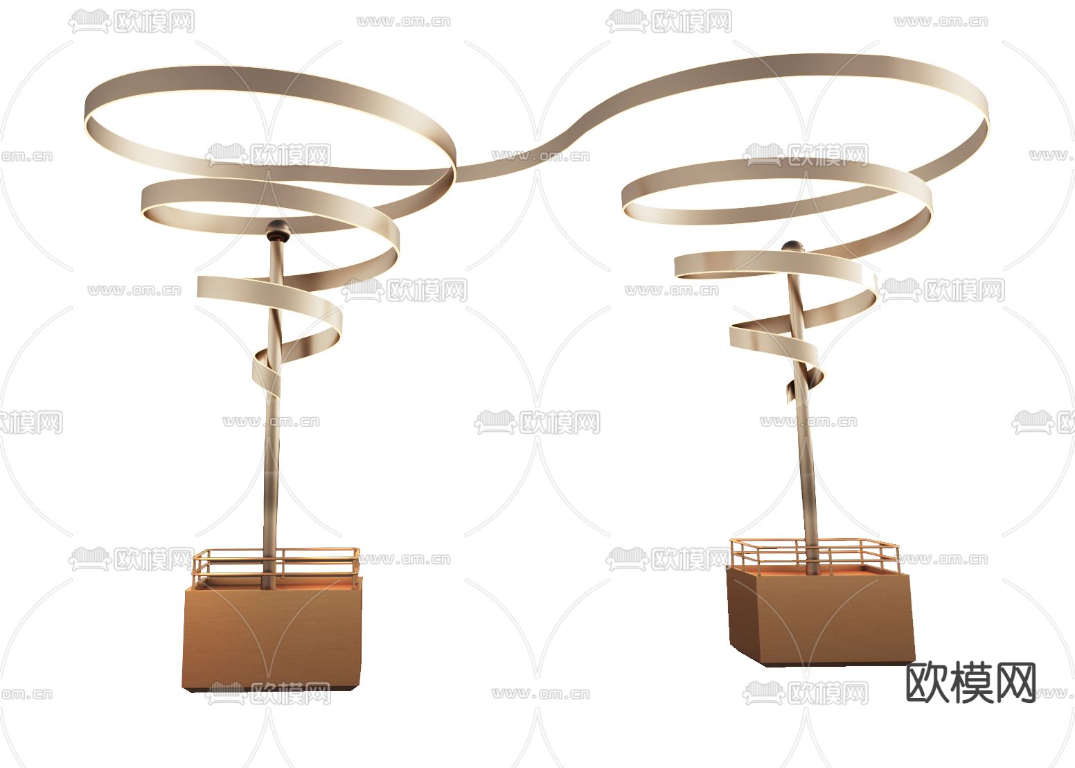 现代网红餐厅3d模型下载（渲染图4）