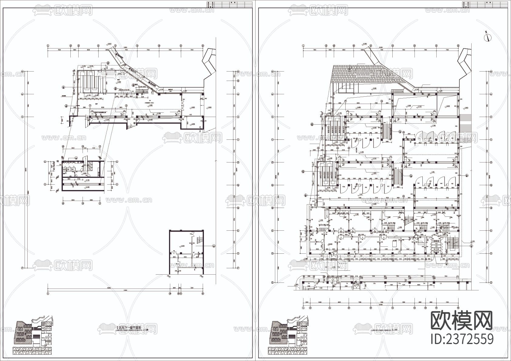 某大学科技实验楼cad施工图下载（渲染图3）