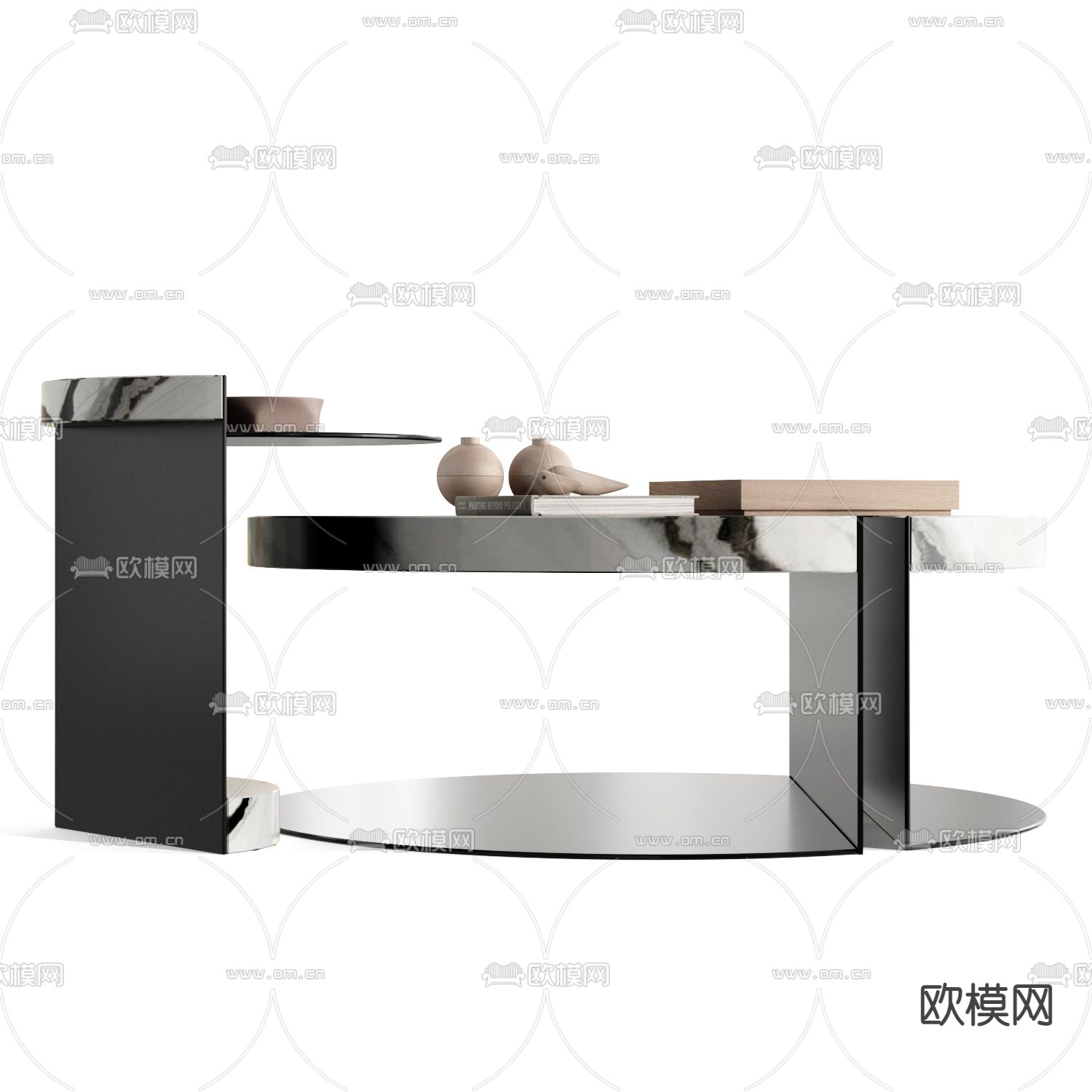 MISSANA 圆形茶几3d模型下载（渲染图2）