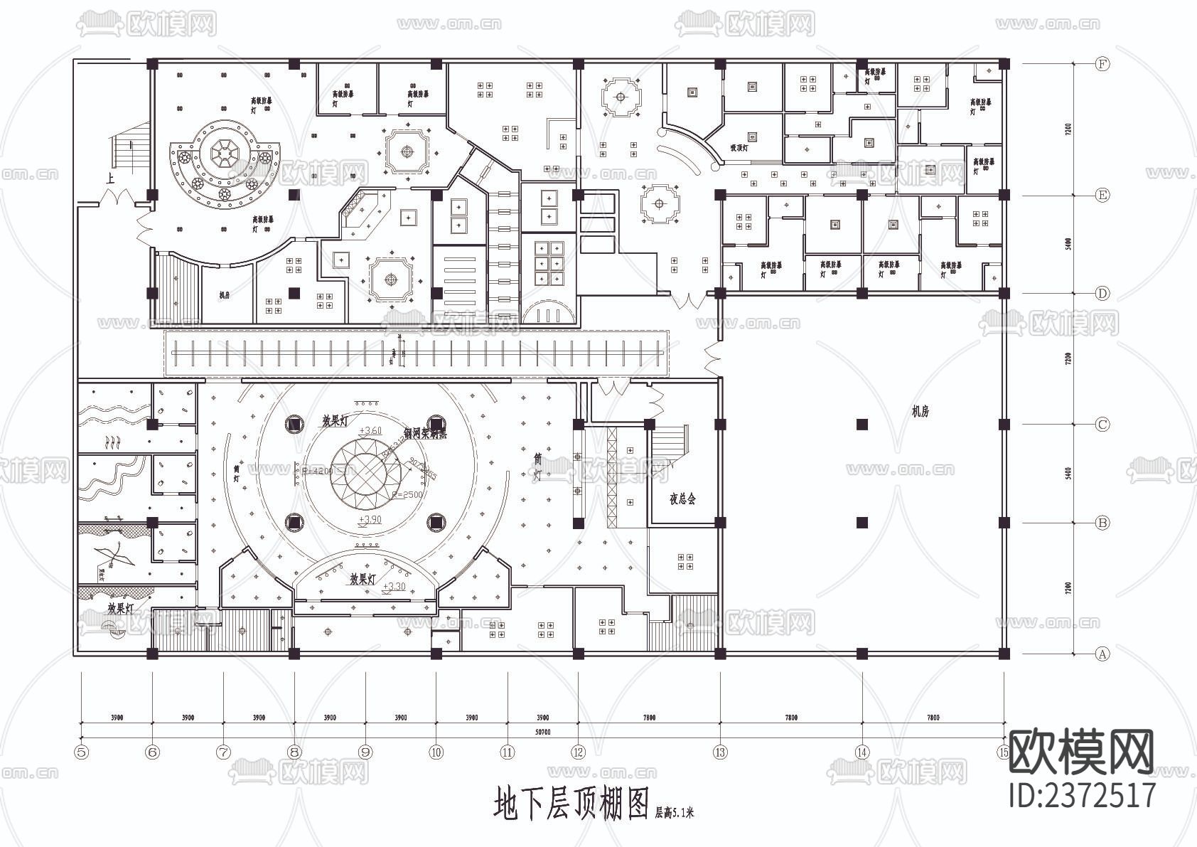 某宾馆设计装修CAD施工图下载（渲染图3）