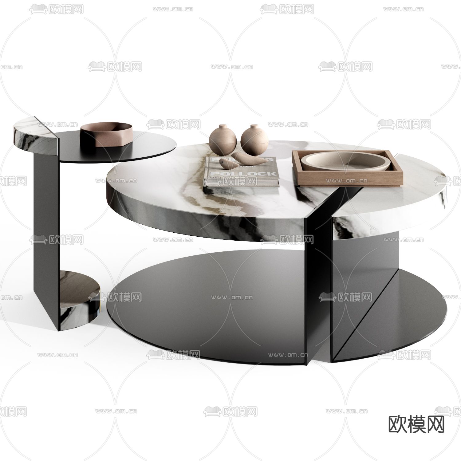 MISSANA 圆形茶几3d模型下载（渲染图3）