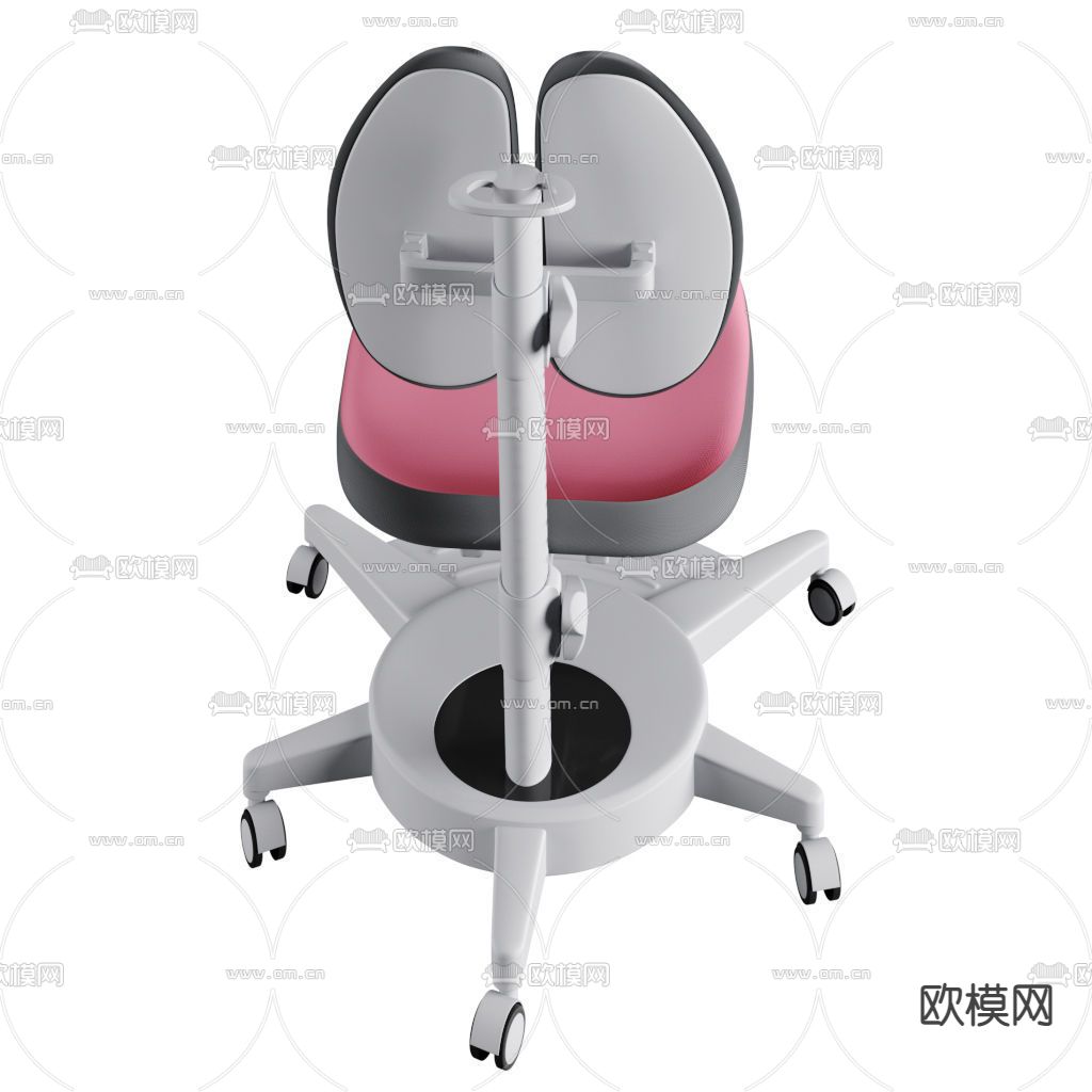 儿童学习椅 儿童椅3d模型下载（渲染图2）