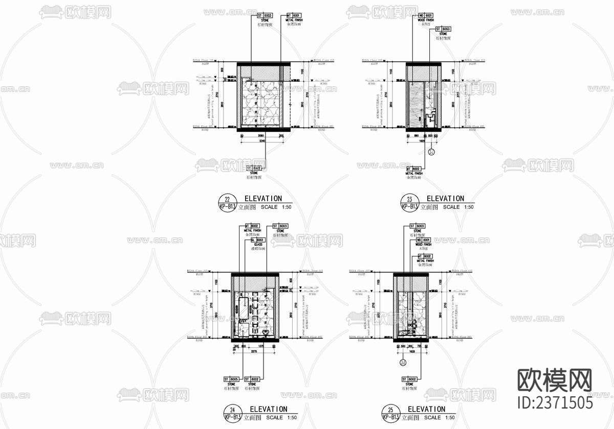 行政酒廊酒馆设计cad施工图下载（渲染图8）