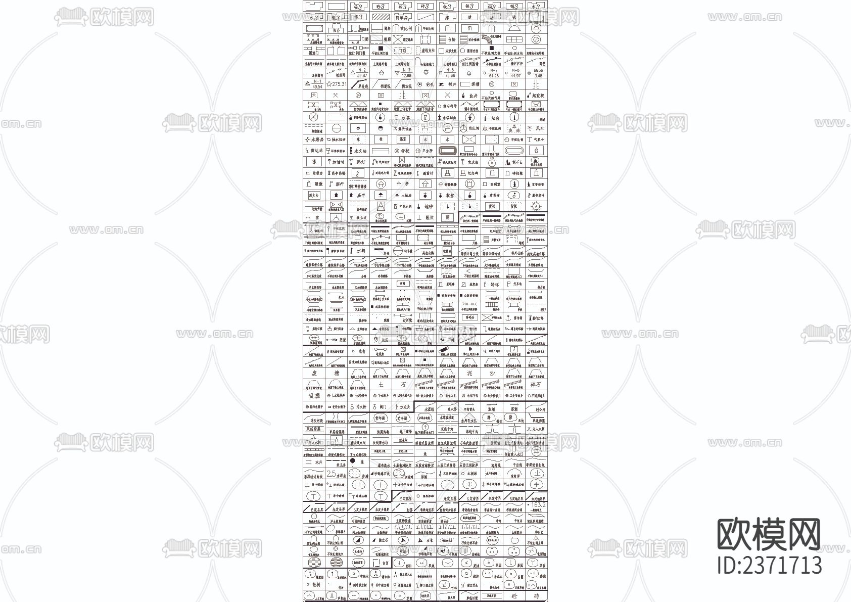 专用cad图块下载（渲染图1）