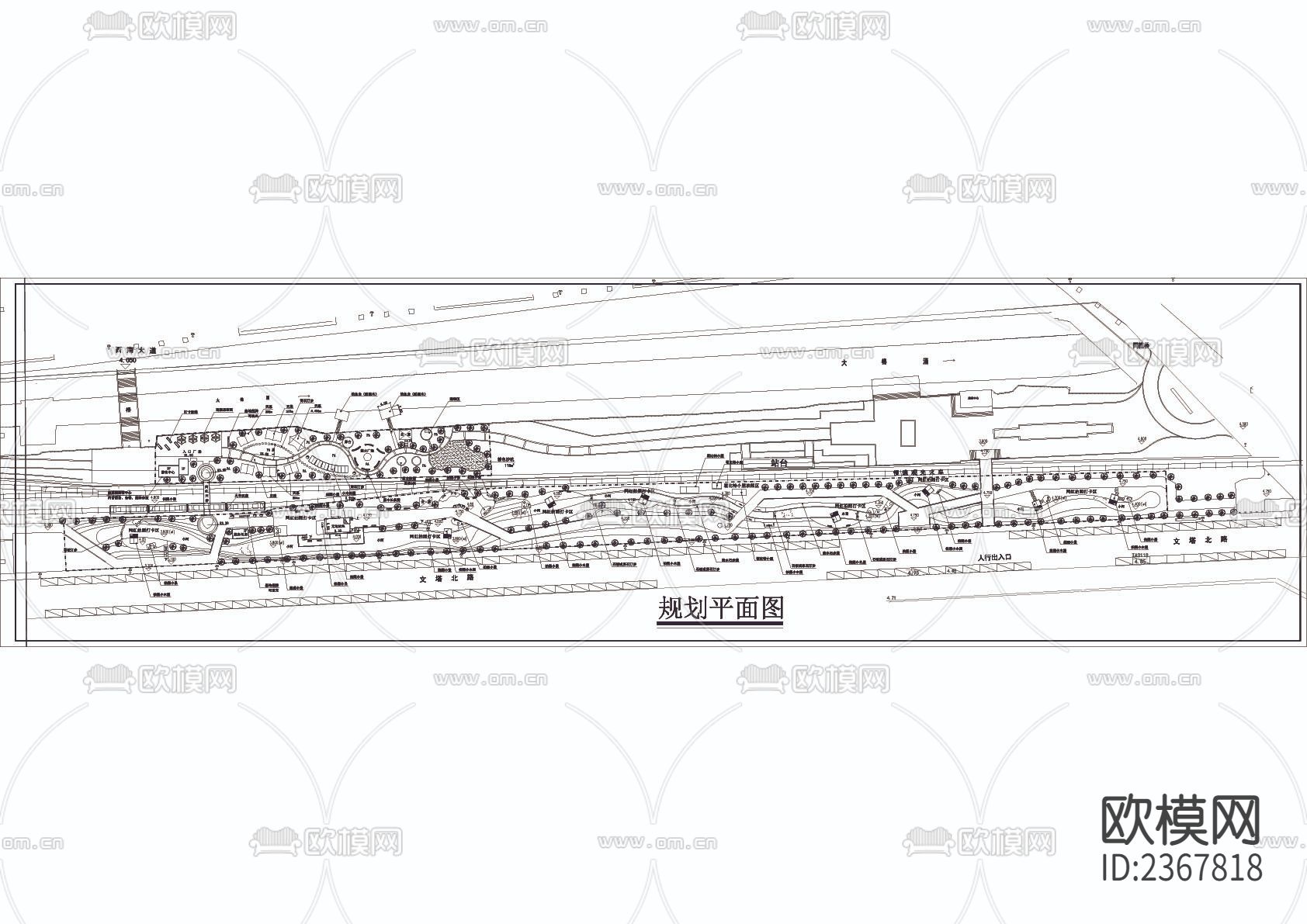 露营网红拍照基地CAD施工图下载（渲染图1）