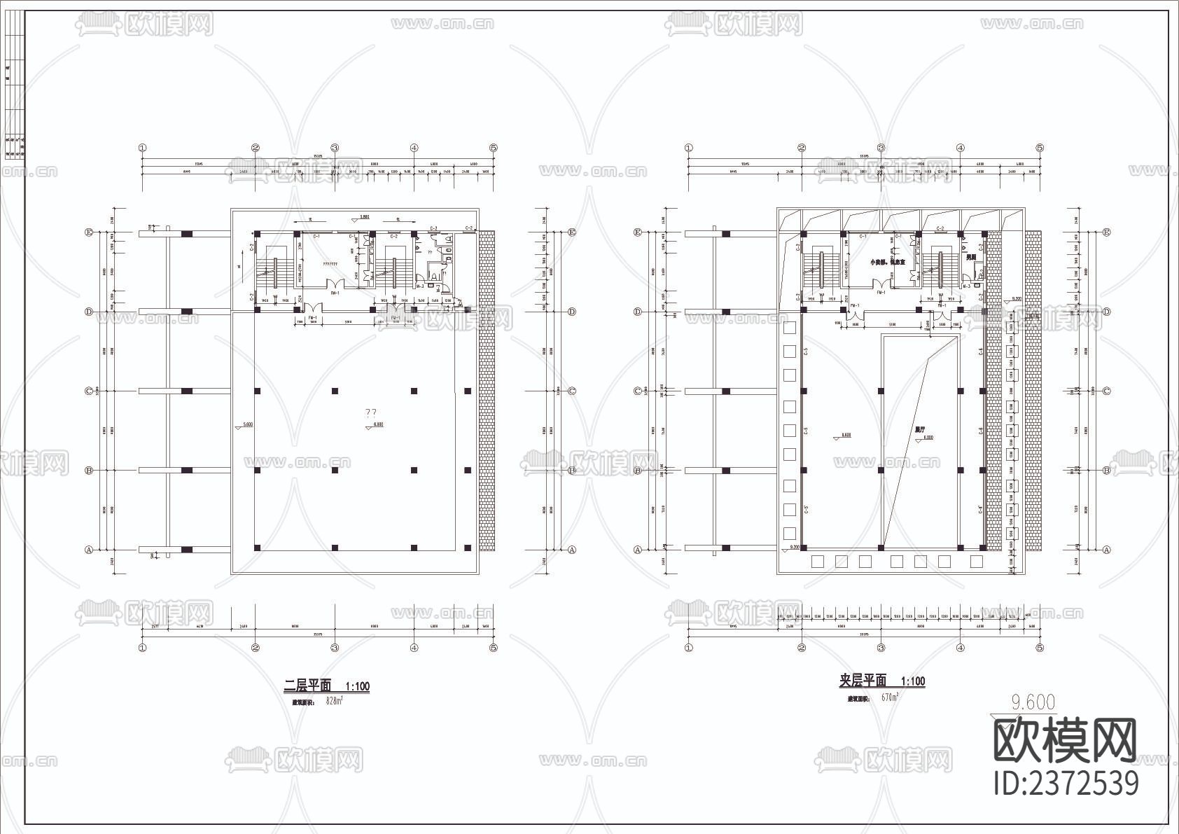 某博物馆建筑cad施工图下载（渲染图2）