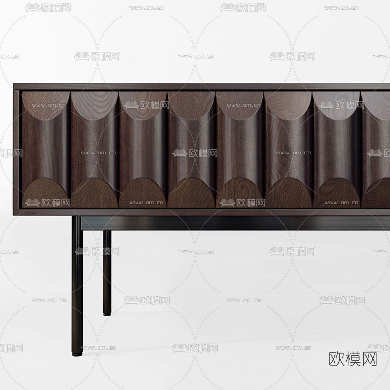 Minotti 电视柜 床头柜3d模型下载（渲染图2）