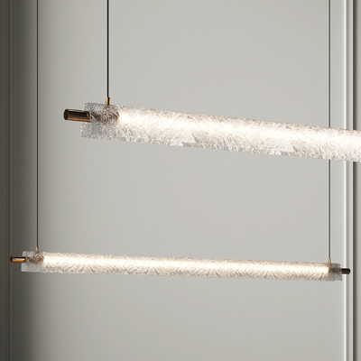  现代办公吊灯su模型 