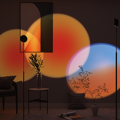  现代落地灯su模型 