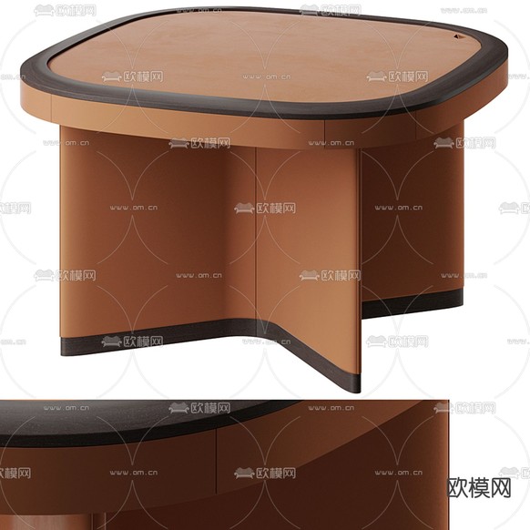 B&B italia 茶几3d模型下载(渲染图1)