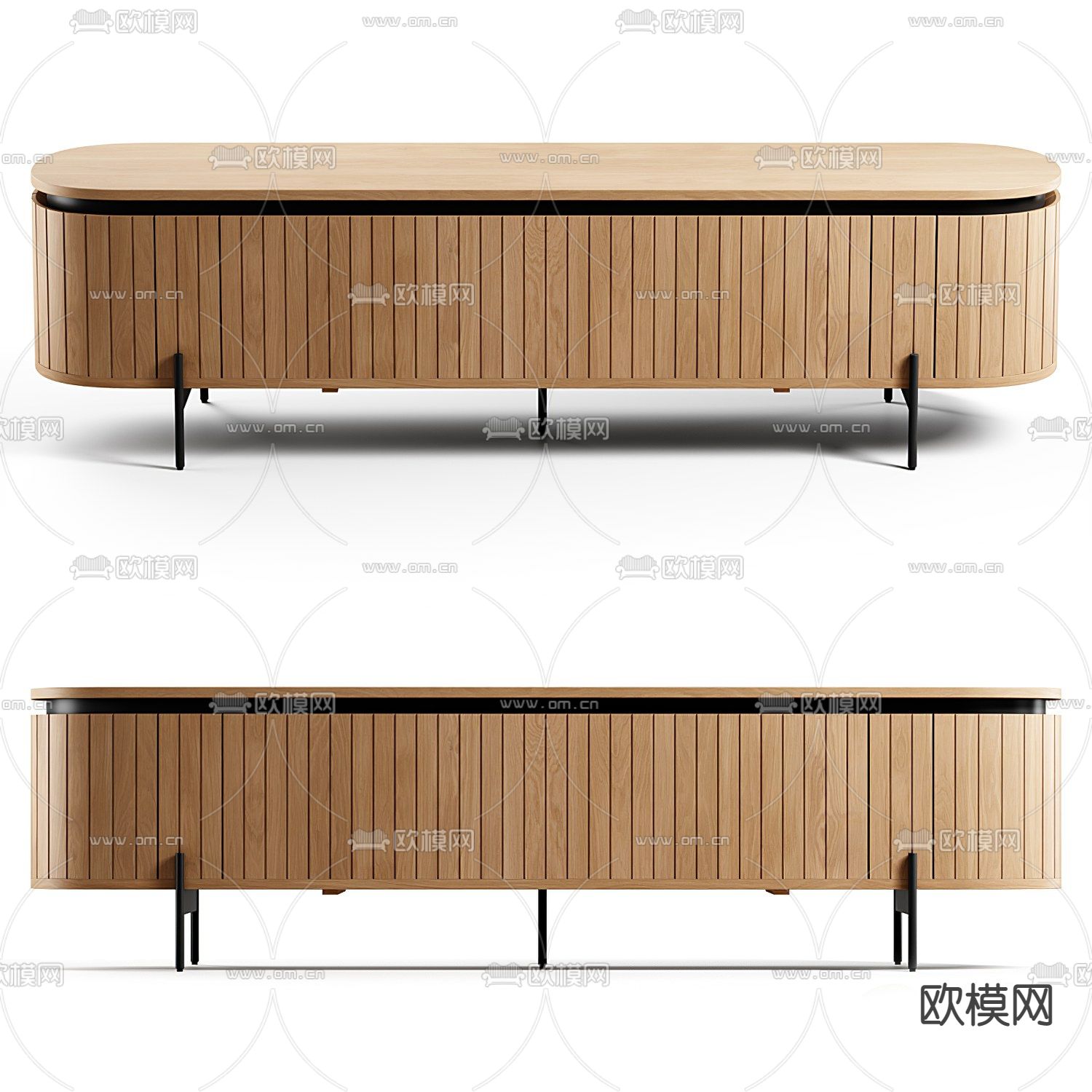 MISSANA 现代电视柜3d模型下载