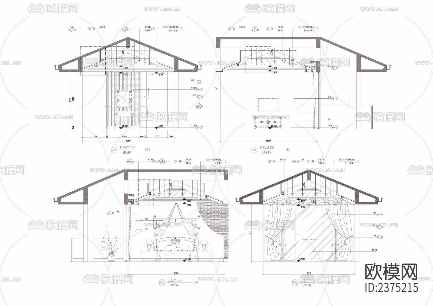 75套详细cad节点大样图下载（渲染图2）