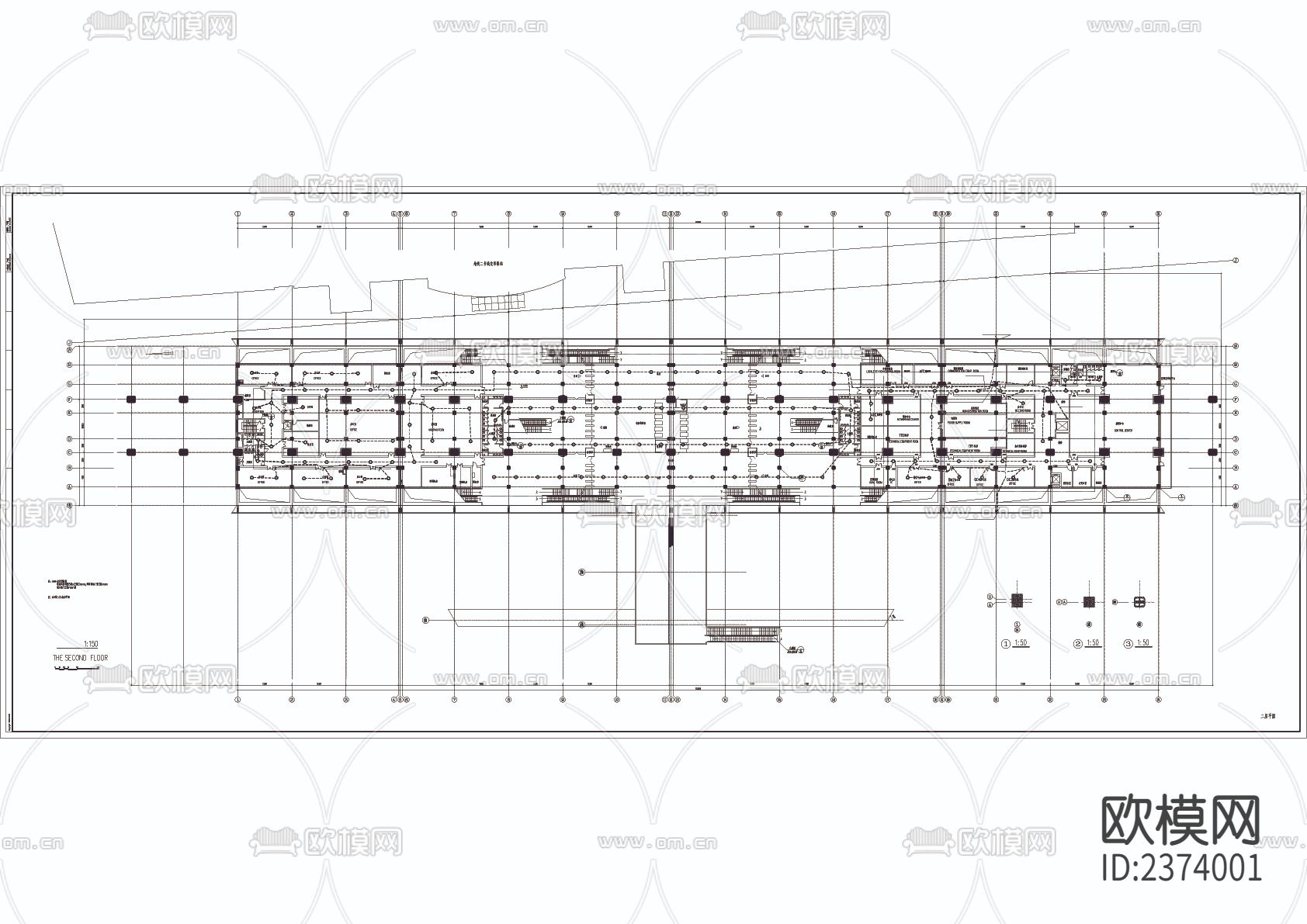 上海磁悬浮CAD施工图下载（渲染图3）
