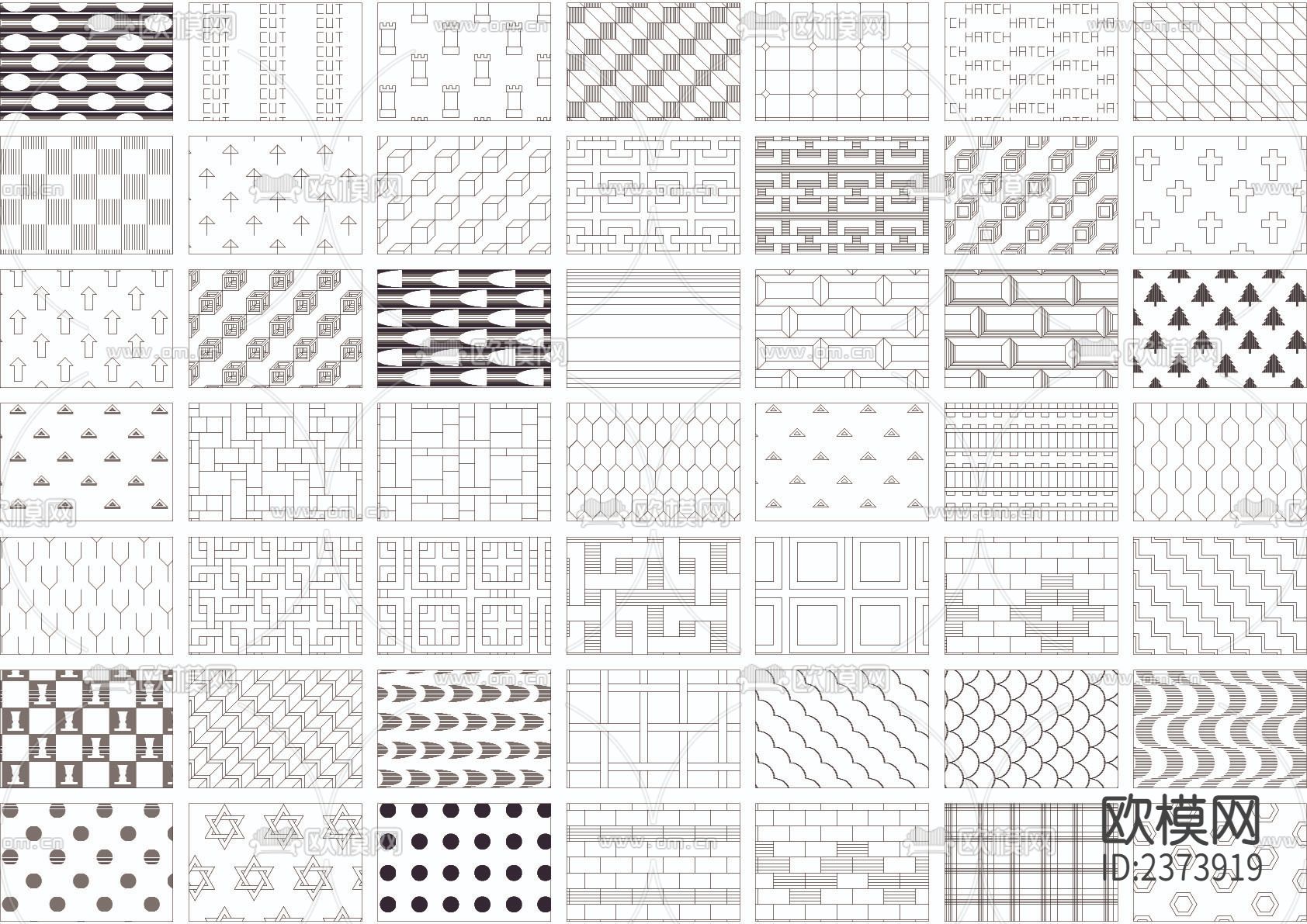 铺装素材CAD图库下载（渲染图3）