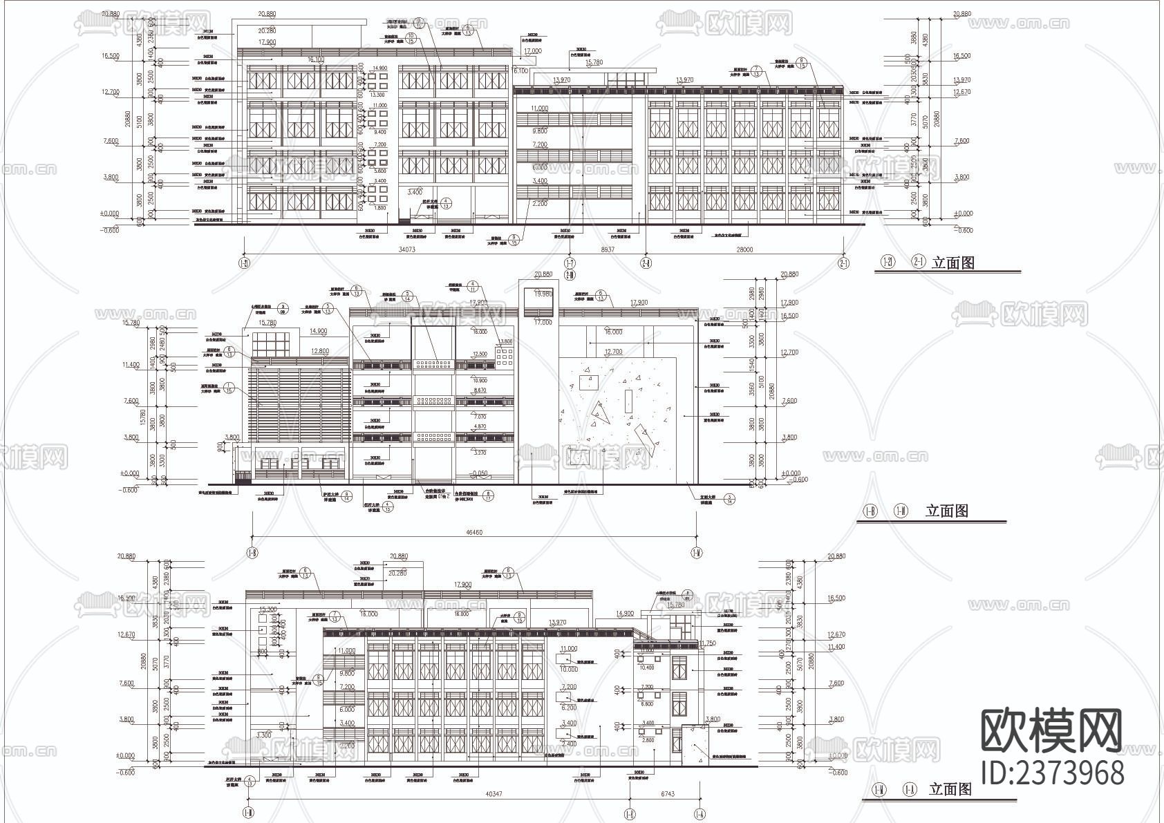 全套小学科艺楼CAD施工图下载（渲染图3）
