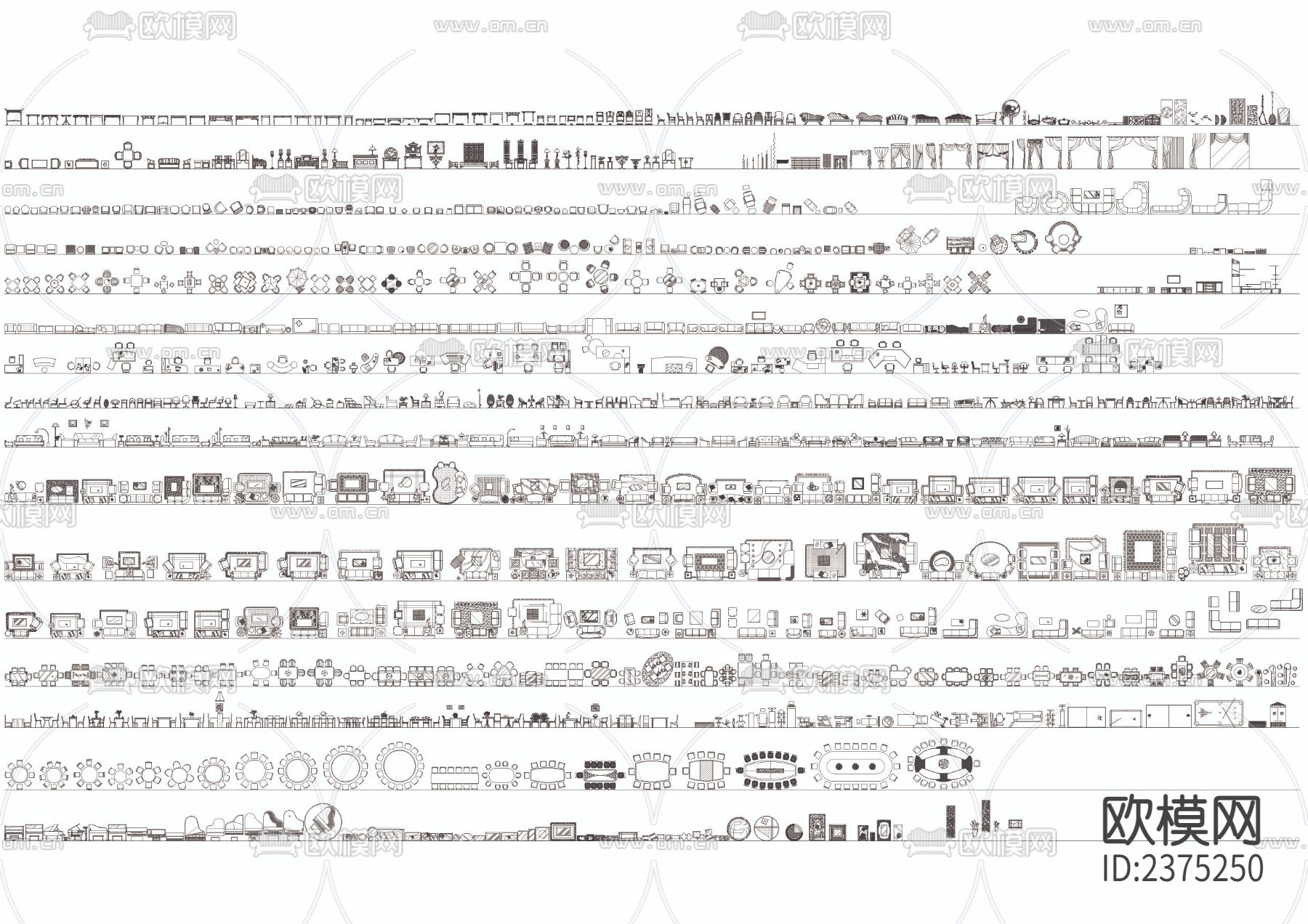 室内CAD图库下载（渲染图1）