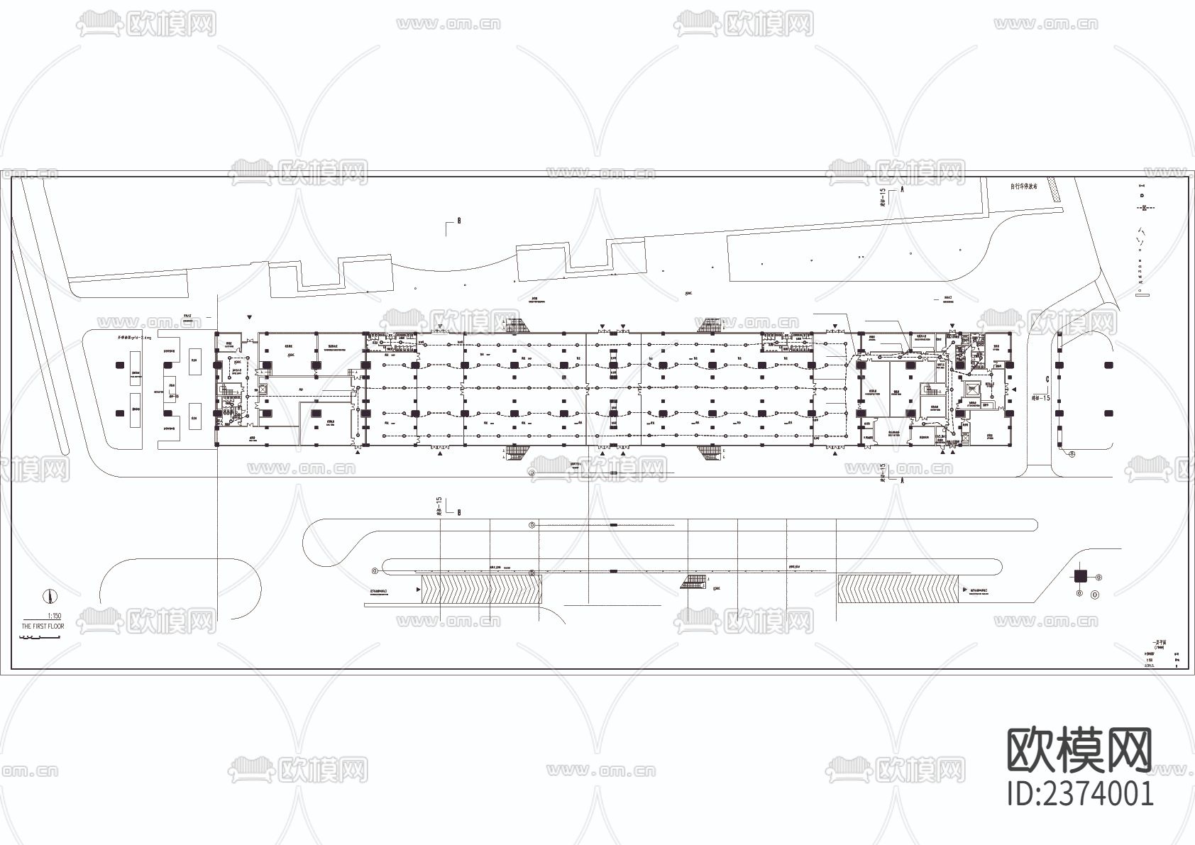 上海磁悬浮CAD施工图下载（渲染图2）