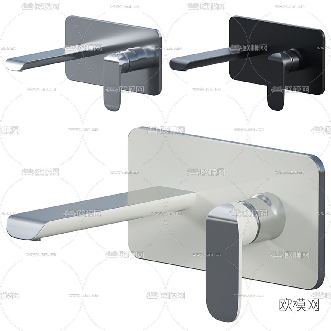 现代水龙头3d模型下载