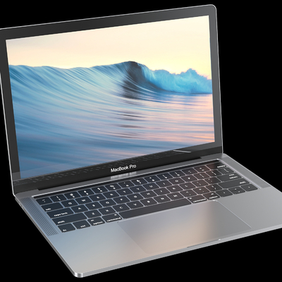  苹果笔记本电脑su模型 