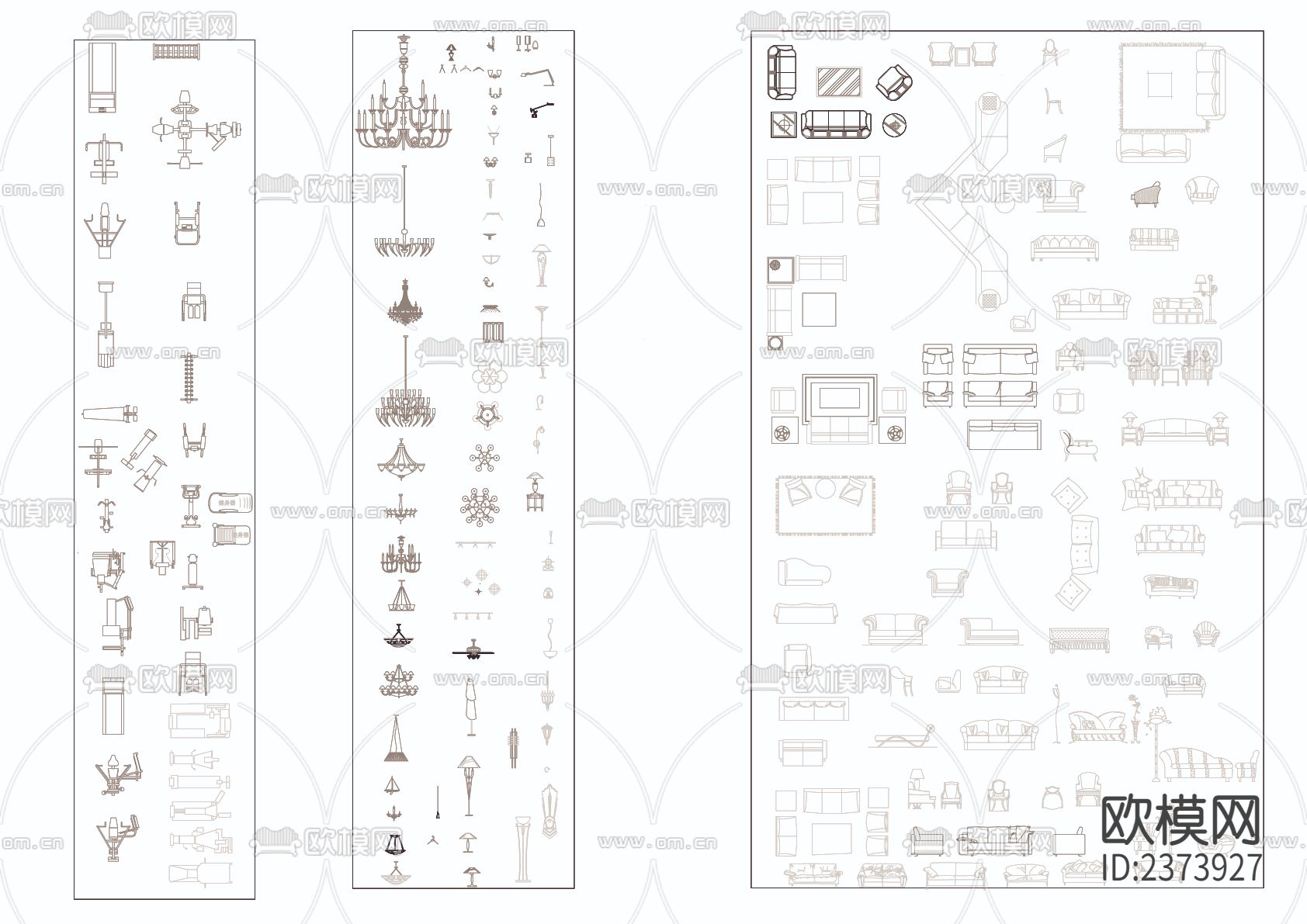 很齐全的CAD图库下载（渲染图1）