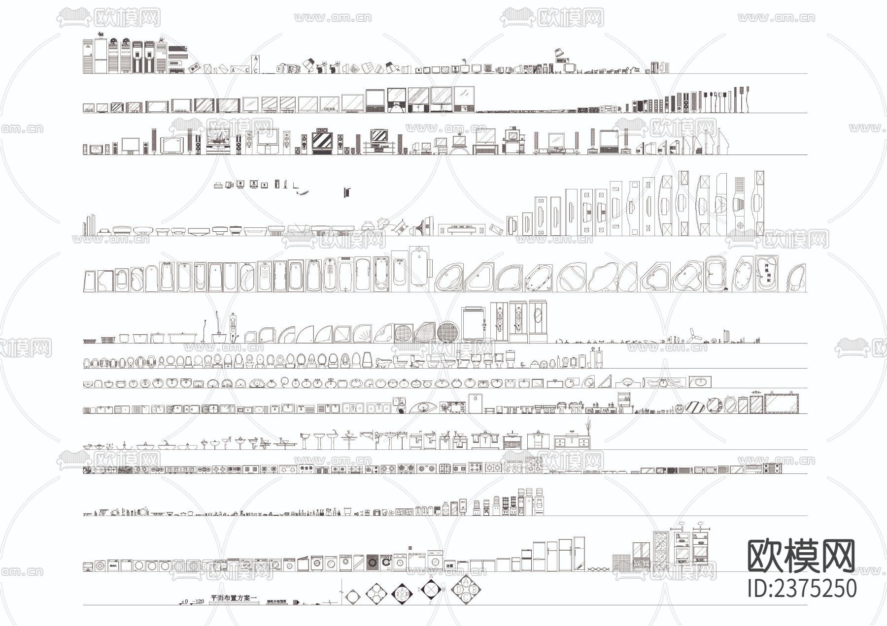 室内CAD图库下载（渲染图5）