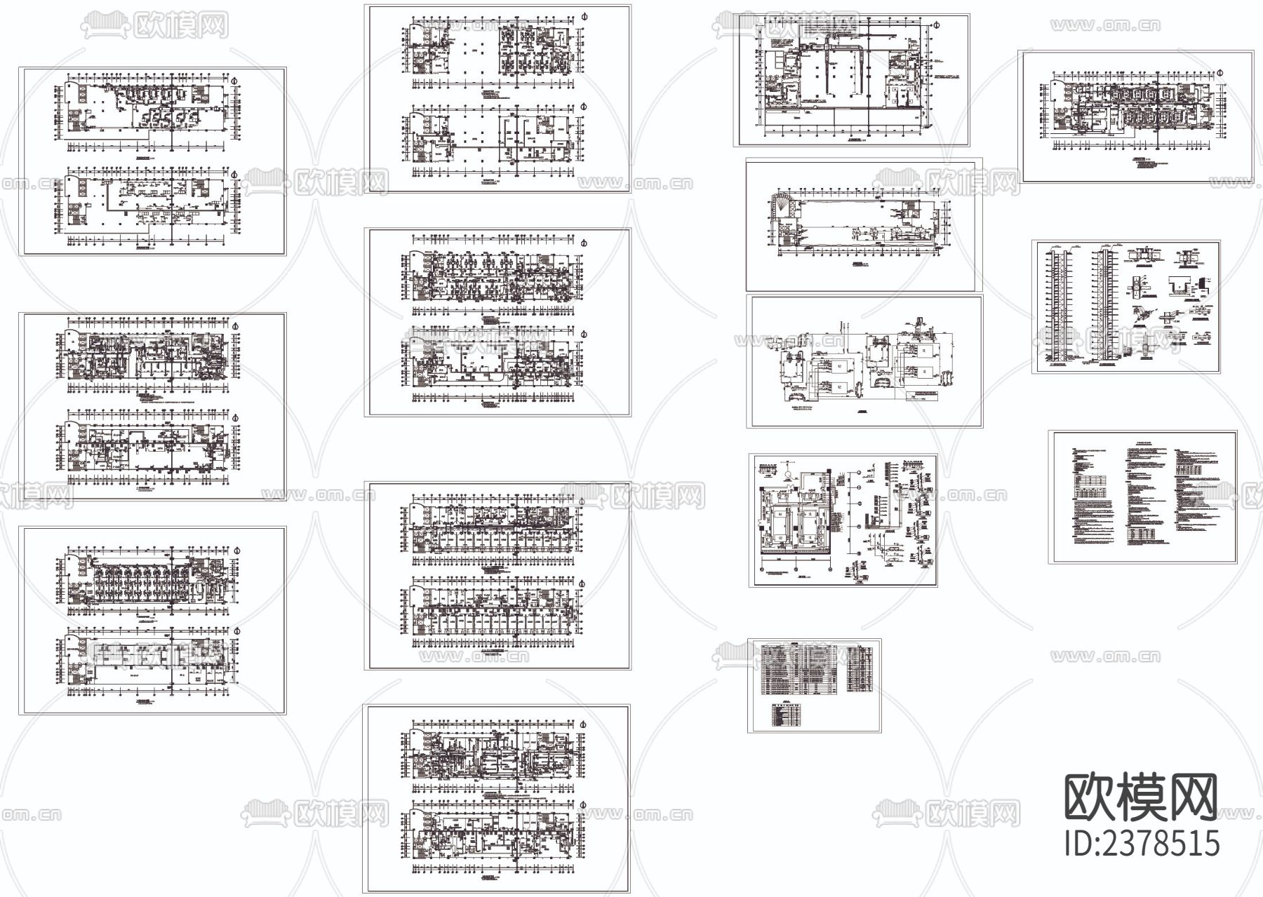 医院cad施工图下载（渲染图3）