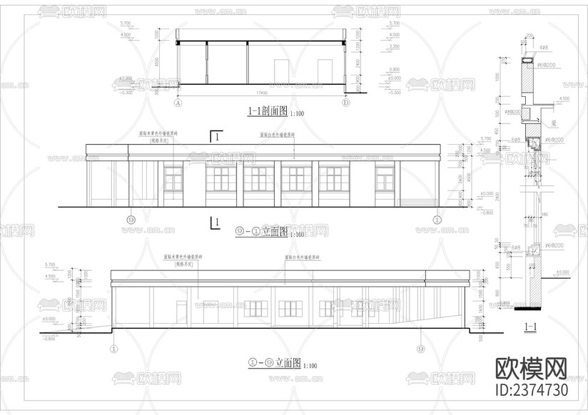 消毒供應(yīng)中心全套CAD施工圖下載(渲染圖4)