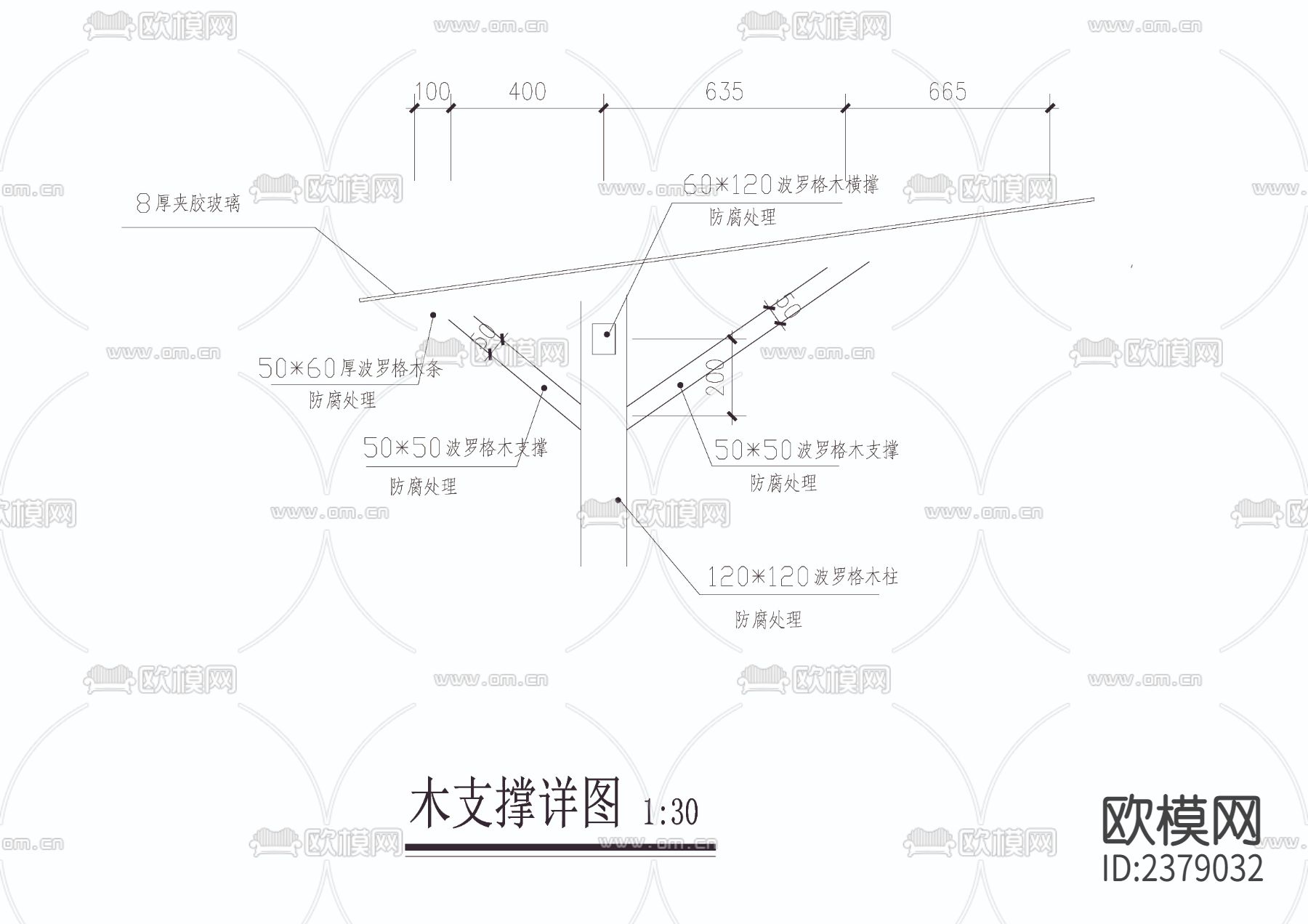 阅报栏cad详图下载（渲染图4）