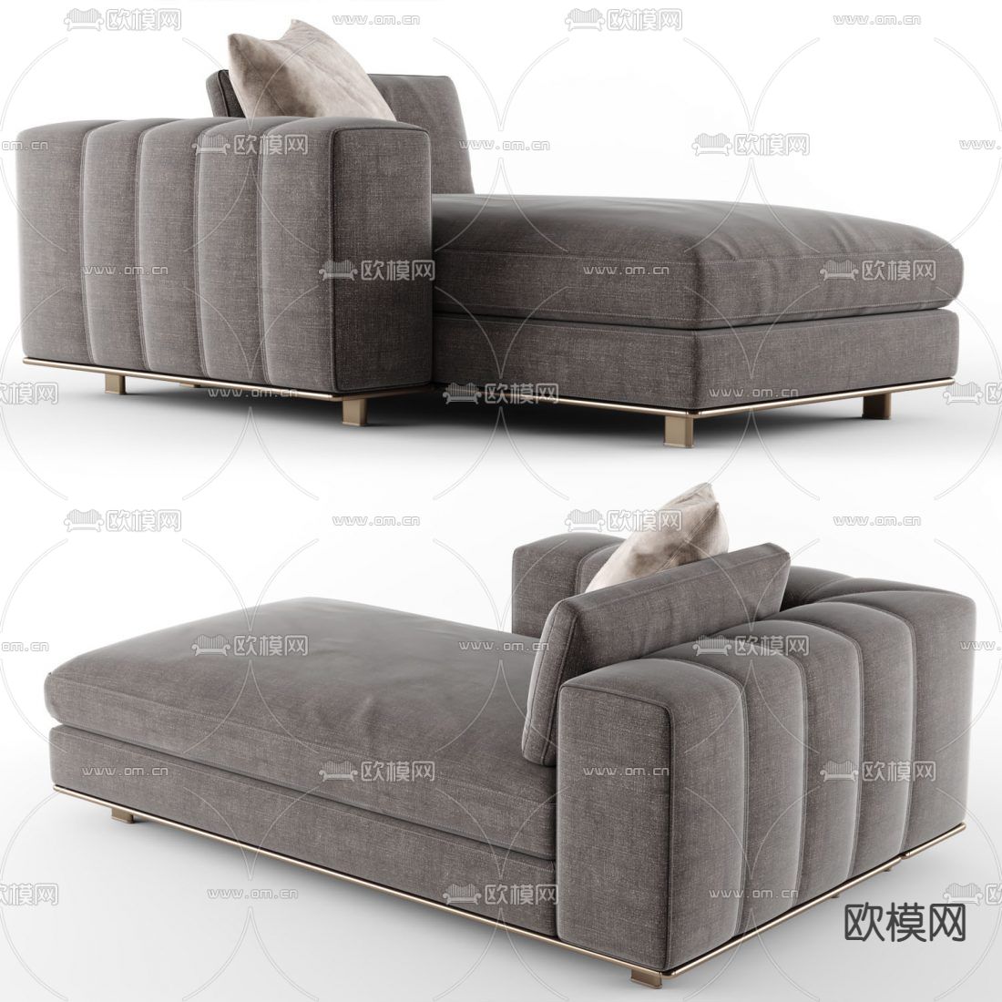 Minotti 贵妃椅3d模型