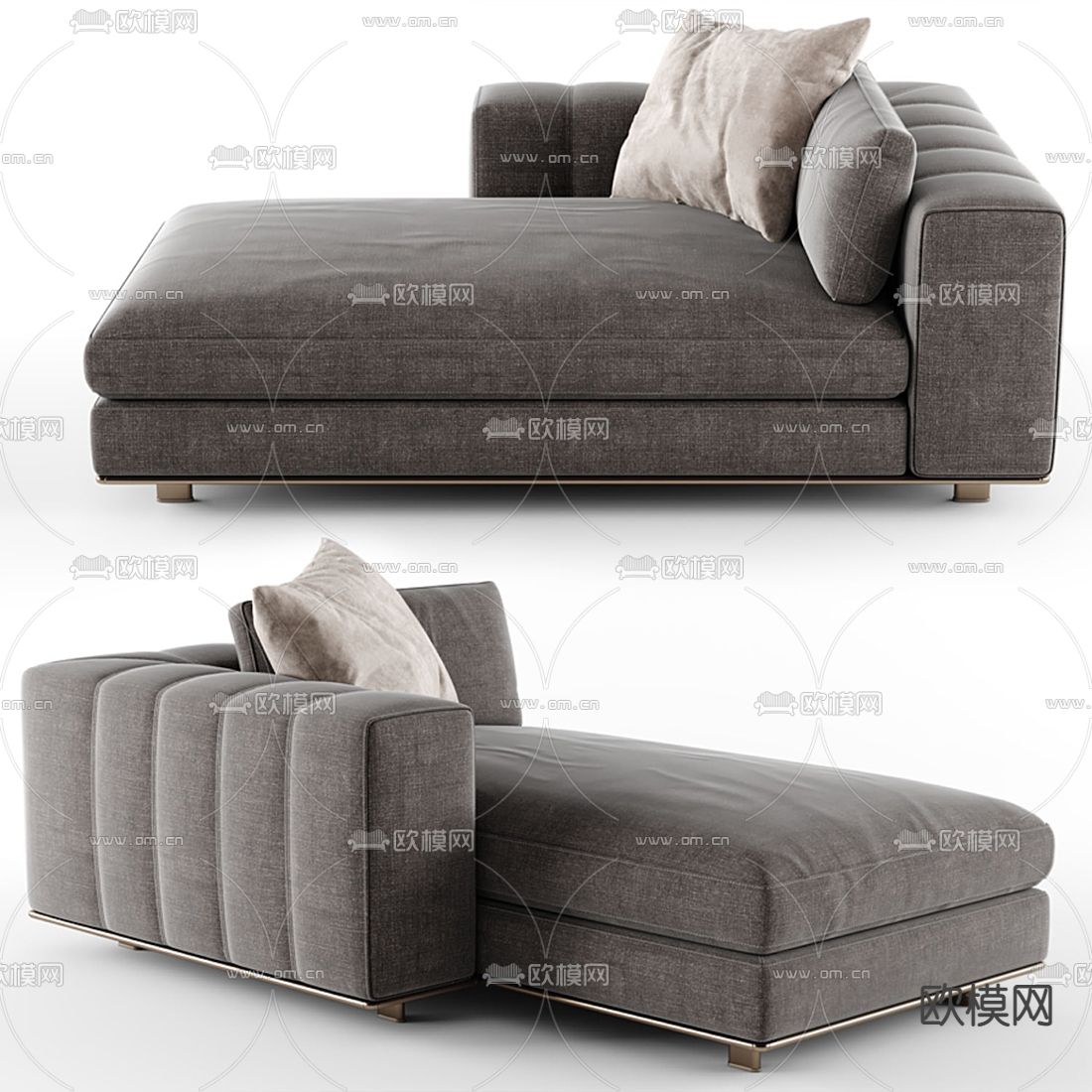Minotti 贵妃椅3d模型